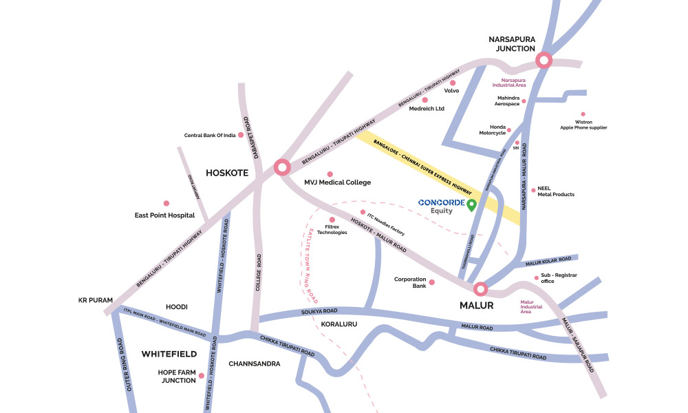  Concorde Equity  Location Map